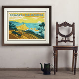 Coastal California: Horizontal Print - Art Print, 24x32 / Deluxe / Brown