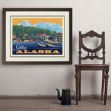 Alaska: Sitka - Art Print, 24x32 / Deluxe / Brown