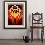 1984: George Orwell - Art Print, 24x32 / Deluxe / Brown