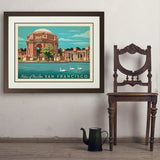 San Francisco: Palace of Fine Arts - Art Print, 24x32 / Deluxe / Brown