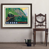 Alaska: Skagway - Art Print, 24x32 / Deluxe / Brown