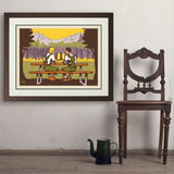 Oktoberfest - Art Print, 24x32 / Deluxe / Brown
