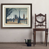 England: London, Horizontal - Art Print, 24x32 / Deluxe / Brown