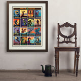 Legends Of The National Parks: 16-Image Print - Art Print, 24x32 / Deluxe / Brown