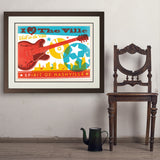 Chill in the Ville (Horizontal) - Art Print, 24x32 / Deluxe / Brown
