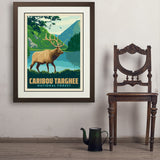 Caribou-Targhee National Forest - Art Print, 24x32 / Deluxe / Brown