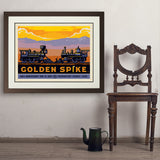 Golden Spike - Art Print, 24x32 / Deluxe / Brown