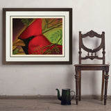 Pastel Painting: Redhead (Cardinal) - Art Print, 24x32 / Deluxe / Brown