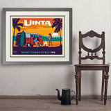 West Coast Surf Van (Pub Poster) - Art Print, 24x32 / Deluxe / Gray