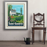 saint--gaudens-national-historical-park-nh - 24x32 / Deluxe / Gray / Env