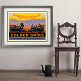 Golden Spike - Art Print, 24x32 / Deluxe / Gray