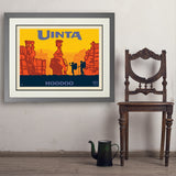 Hoodoo - Art Print, 24x32 / Deluxe / Gray