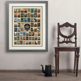 63 Image National Park Print: by Kenneth Crane - Art Print, 24x32 / Deluxe / Gray