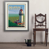 Heublein Tower - Art Print, 24x32 / Deluxe / Gray