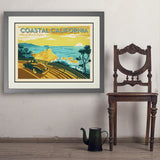 Coastal California: Horizontal Print - Art Print, 24x32 / Deluxe / Gray
