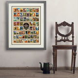 63 Image National Park Print: by Arden von Haeger - Art Print, 24x32 / Deluxe / Gray