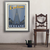 ...2026 Total Solar Eclipse: Reykjavik, Iceland - Art Print, 24x32 / Deluxe / Gray
