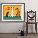 Middle Tennessee Boxer Rescue Fundraiser Print #4 (Nubs) - Art Print, 24x32 / Deluxe / Gray
