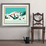 Yard Sale - Art Print, 24x32 / Deluxe / Gray