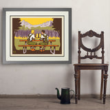Oktoberfest - Art Print, 24x32 / Deluxe / Gray