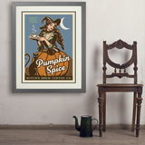 Witches' Brew Coffee Co. (Pumpkin Spice Blend) - Art Print, 24x32 / Deluxe / Gray