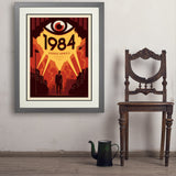 1984: George Orwell - Art Print, 24x32 / Deluxe / Gray