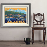 Alaska: Sitka - Art Print, 24x32 / Deluxe / Gray