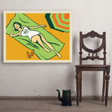 Sun Bather - Art Print, 30x40