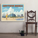 Daytona Beach, Florida - Art Print, 30x40