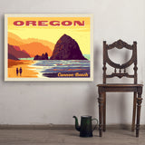 Oregon Coast: Cannon Beach - Art Print, 30x40
