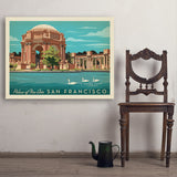 San Francisco: Palace of Fine Arts - Art Print, 30x40