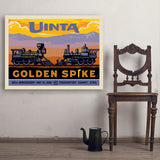 Golden Spike (Pub Poster) - Art Print, 30x40