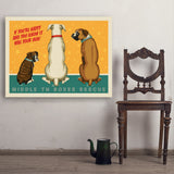 Middle Tennessee Boxer Rescue Fundraiser Print #4 (Nubs) - Art Print, 30x40