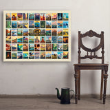 63 Image National Park Print (Horizontal) - Art Print, 30x40