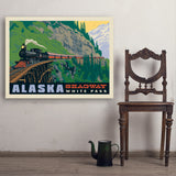 Alaska: Skagway - Art Print, 30x40