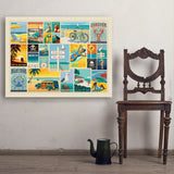 Coastal Collection Collage (Horizontal) - Art Print, 30x40
