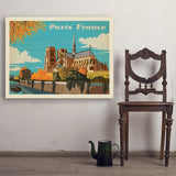 France: Paris, Notre Dame, Horizontal - Art Print, 30x40