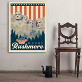 250th Anniversary USA: Mount Rushmore - Art Print, 30x40