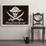 Pirate Flag - Art Print, 30x40