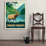 Caribou-Targhee National Forest - Art Print, 30x40