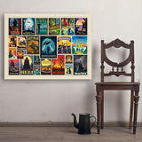 Literary Classics Collage (Horizontal) - Art Print, 30x40