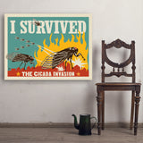 Cicada Invasion: I Survived (Horizontal) - Art Print, 30x40