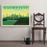 Nashville Skyline: Horizontal - Art Print, 30x40