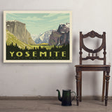 Yosemite National Park: Yosemite Valley (Horizontal) - Art Print, 30x40