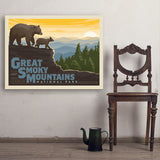Great Smoky Mountains Horizontal Print - Art Print, 30x40