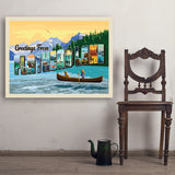 Flathead Lake, Montana (Horizontal) - Art Print, 30x40