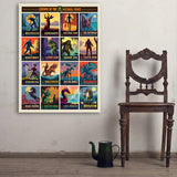 Legends Of The National Parks: 16-Image Print - Art Print, 30x40