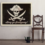 Pirate Flag - Art Print, 36x48