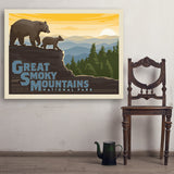 Great Smoky Mountains Horizontal Print - Art Print, 36x48