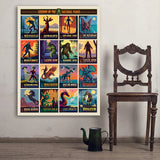 Legends Of The National Parks: 16-Image Print - Art Print, 36x48
